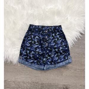 Blu & Blue Blue Camo Shorts‎ 18/24month NEW